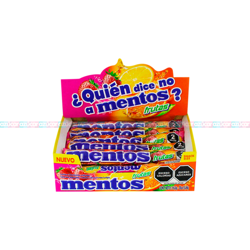 MENTOS FRUTAS F P 6P 20/20