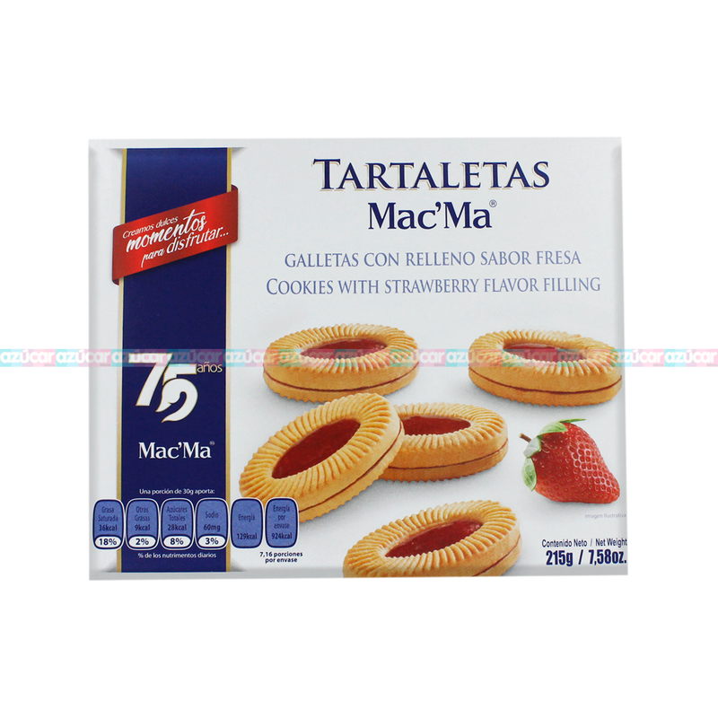 MACMA TARTA FRESA 12/215G