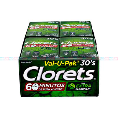 CLORETS VAL-U-PAK 24/8