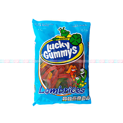 GUMMY LUCKY LOMBRIZ 8/1 Kg