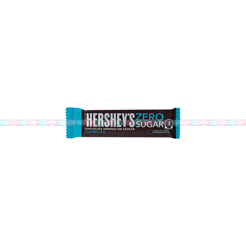 HERSHEY ZERO AZUCAR 17G 6/10