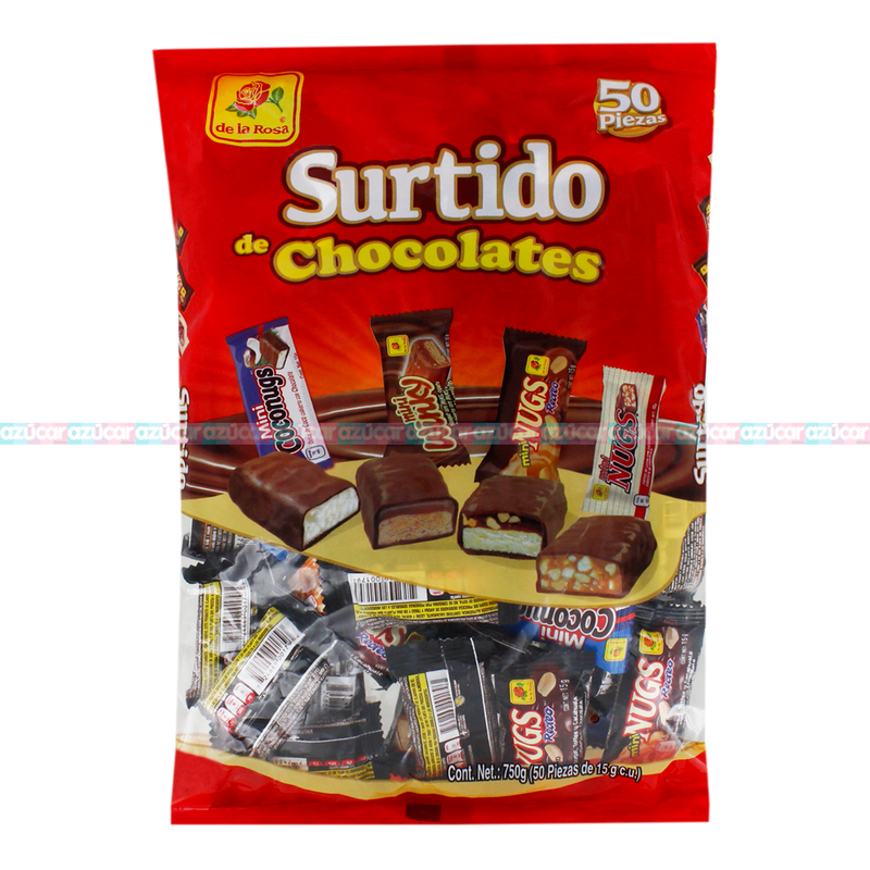 SURTIDO MINI CHOCOLATES 12/50