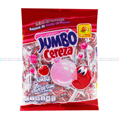 PALETA JUMBO CEREZA 12/50