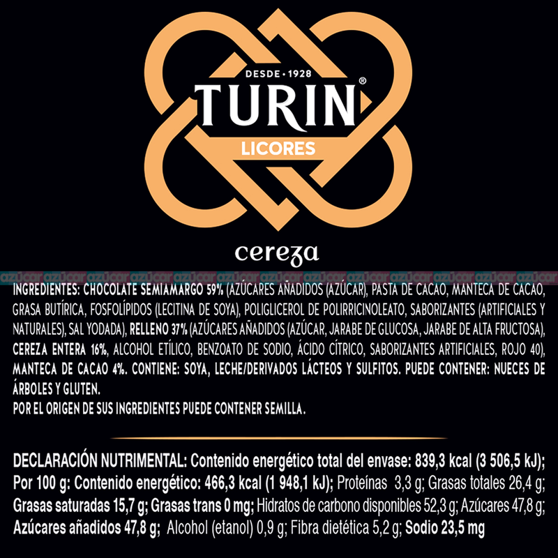 TURIN TUBO CEREZA 6/180G