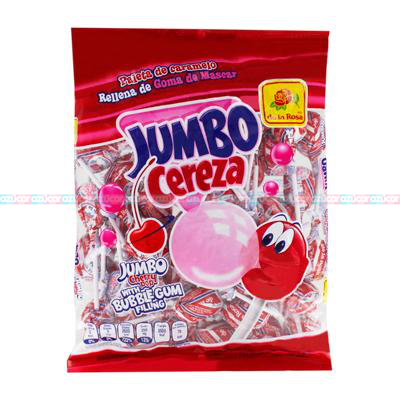 PALETA JUMBO CEREZA 12/50