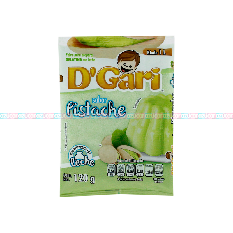 GARI PISTACHE 50/120 GRS