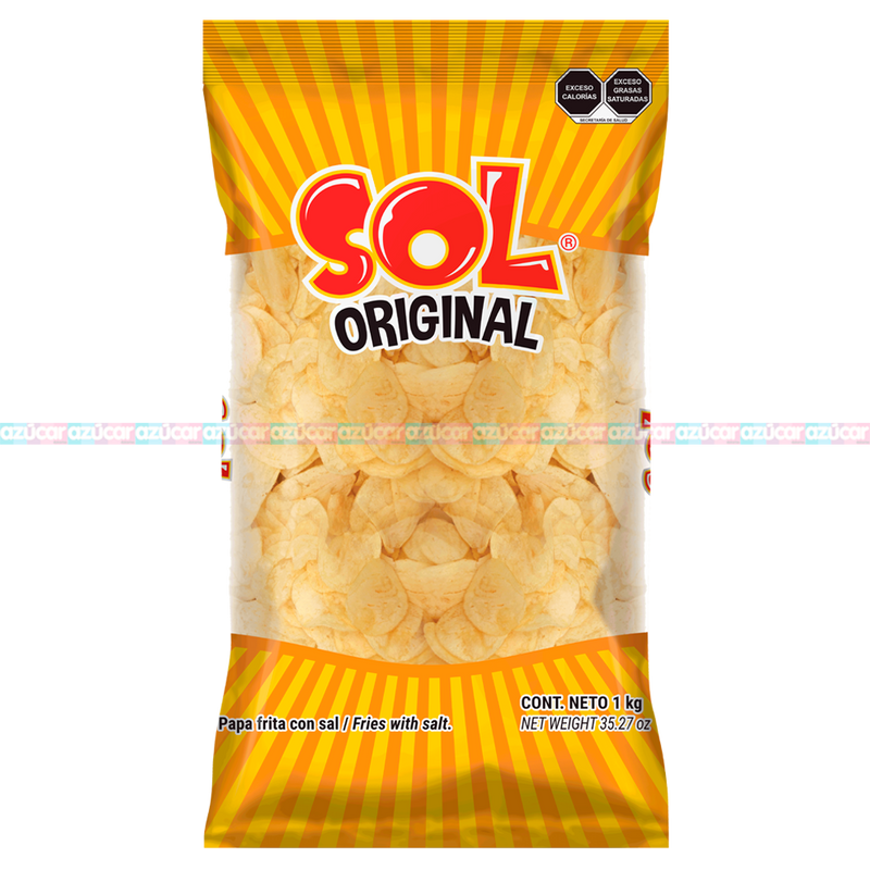 SOL CHIPS SAL 4/1KG – Azúcar Dulcerías