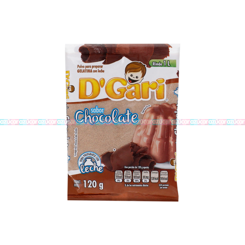 GARI CHOCOLATE 50/120 GRS