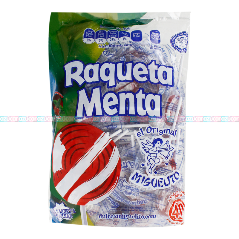 PALETA RAQUETA MENTA 20/40