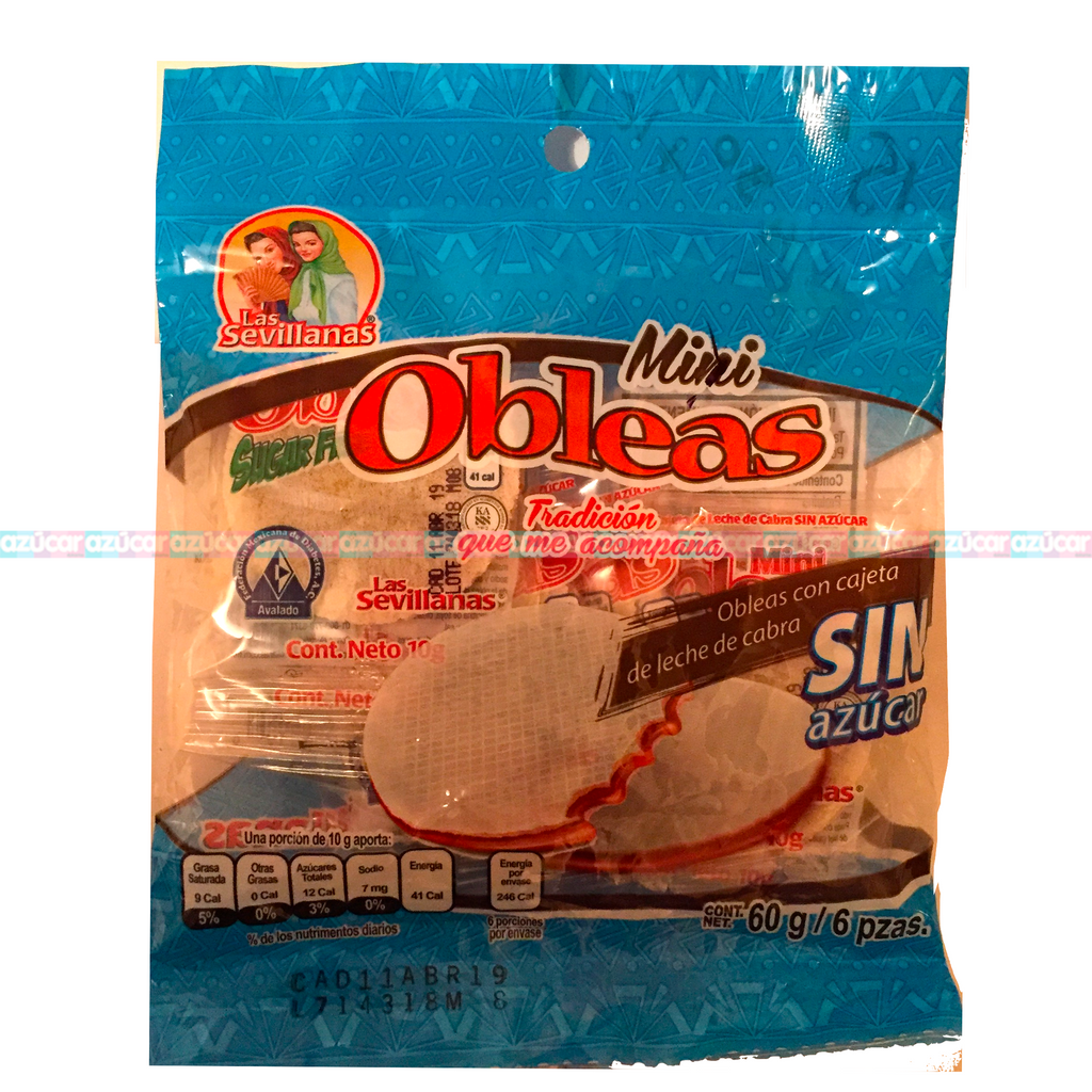 MINI OBLEA SUGAR FREE 24/6