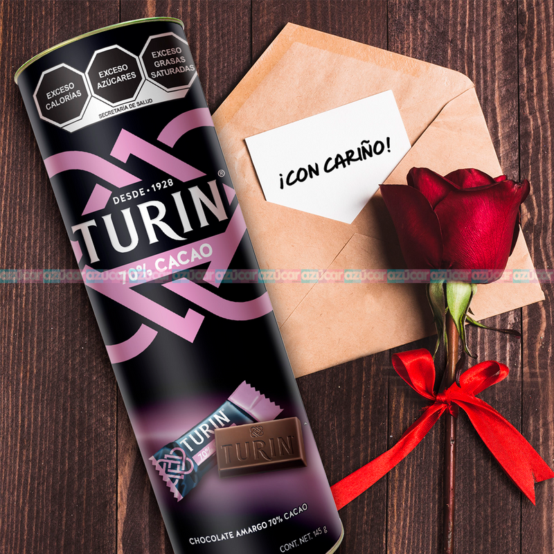 TUBO TURIN 70% CACAO 6/175 GRS