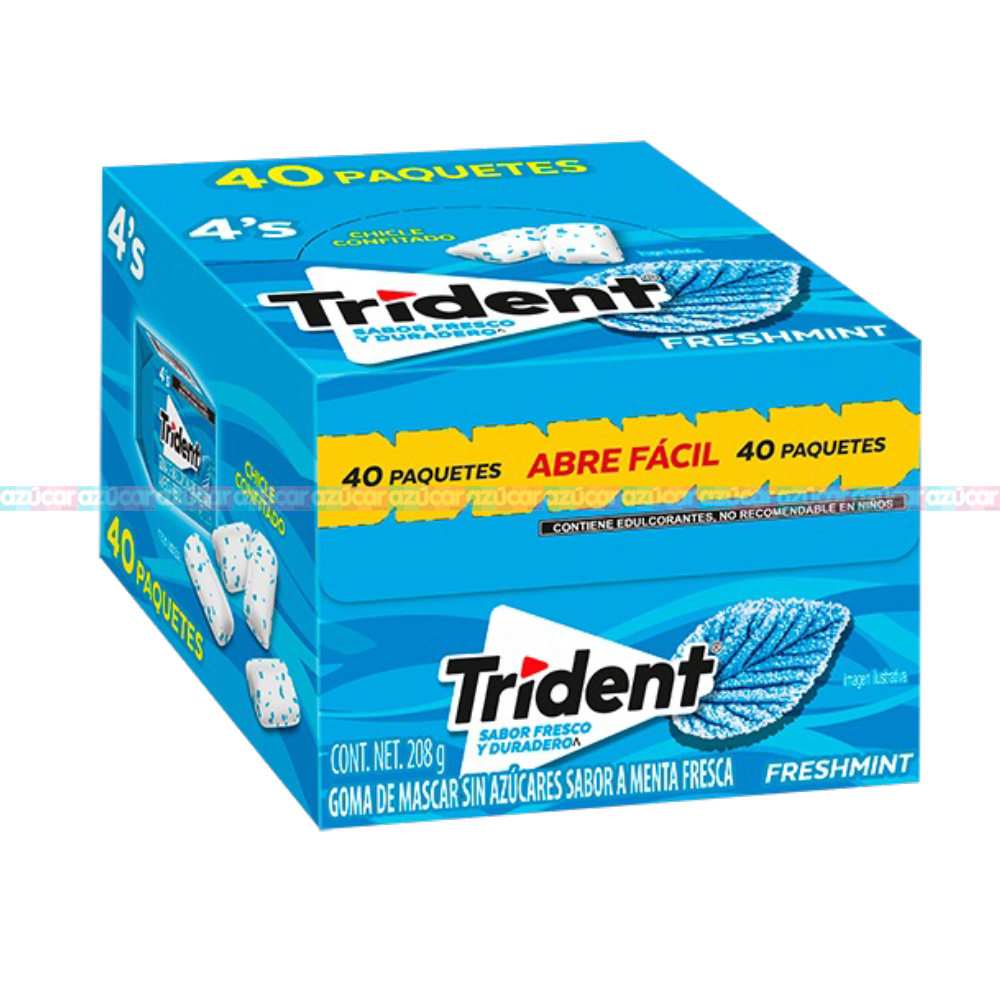 TRIDENT FRESHMINT 4´S 24/40