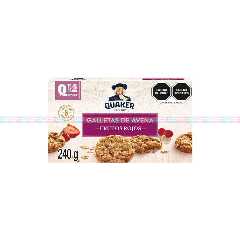 QUAKER FRUTOS ROJOS 12/240G