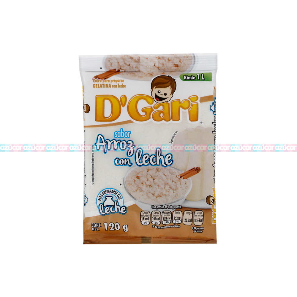 GARI ARROZ C/LECHE 50/120G